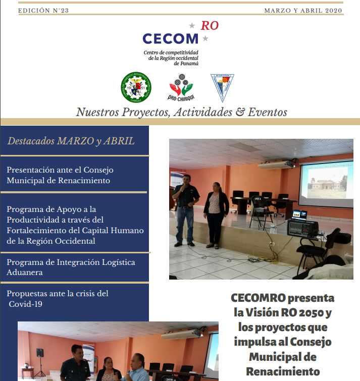 Boletín Informativo Marzo-Abril 2020